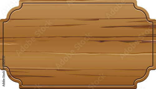 Holzschild
