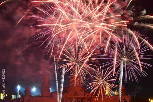 Fuegos artificiales de la Merce. Barcelona