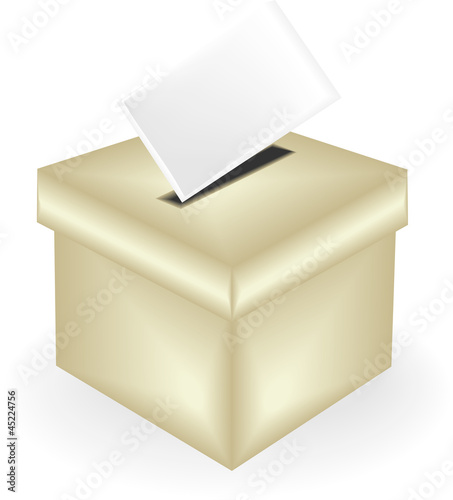 illustration of a ballot box