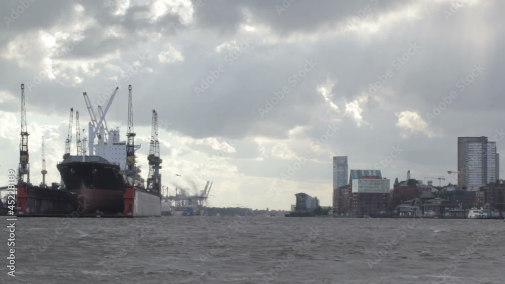 Cargo ship time lapse. Cargo ship time lapse.