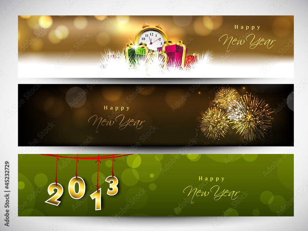 Website header or banner set decorated with evening balls, snowf