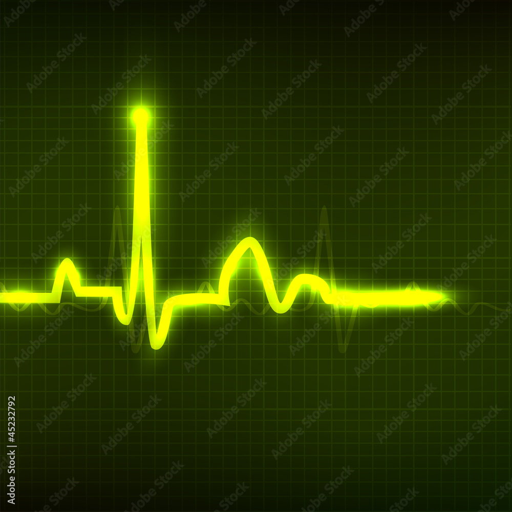 Cardiogram background. EPS 10.