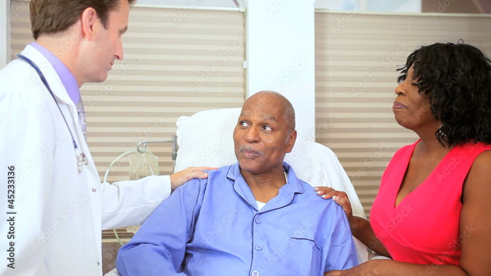 Medical Consultant Talking Patient Wife Medical Consultant Talking Patient Wife