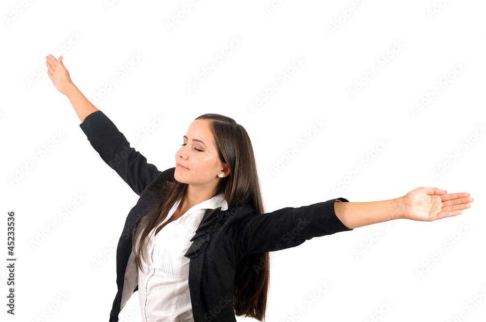 Isolated Business Woman Isolated Business Woman