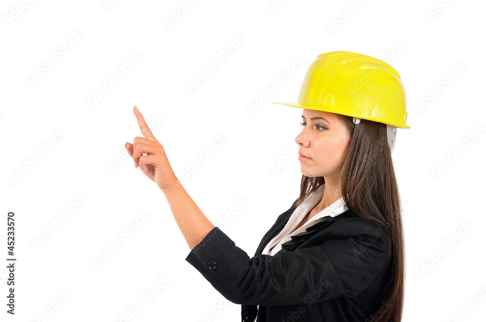 Isolated Business Woman Isolated Business Woman