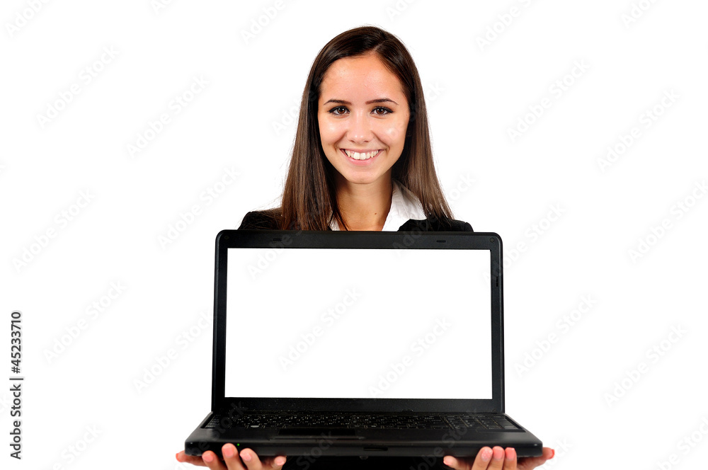 Isolated Business Woman Isolated Business Woman
