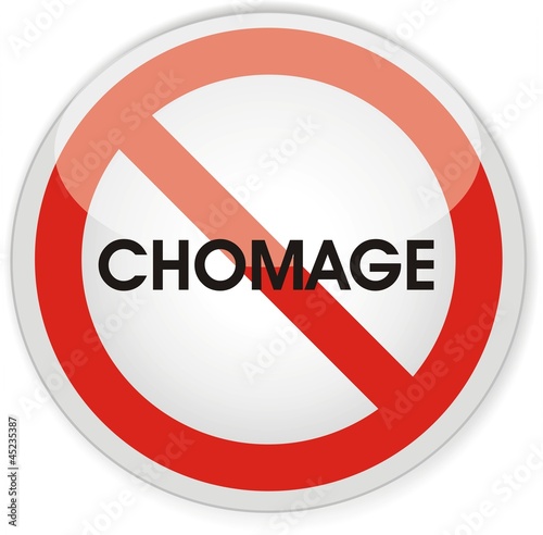 panneau chomage