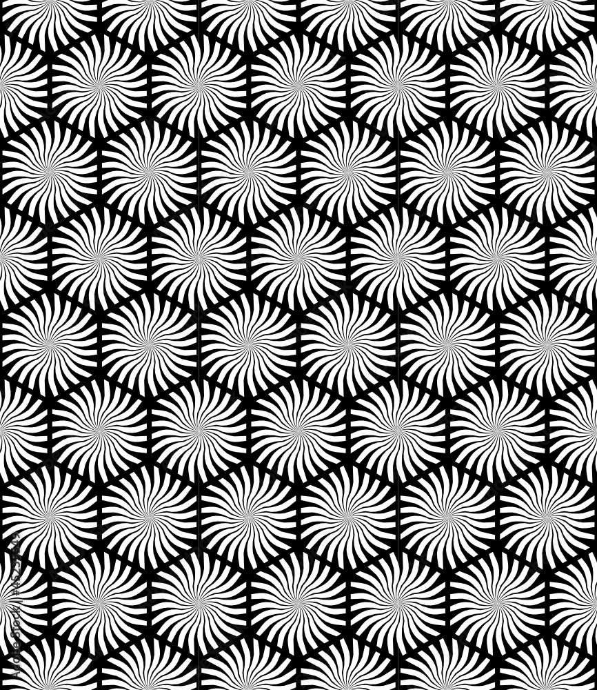 Seamless hexagons decorative texture. Seamless hexagons decorative texture.