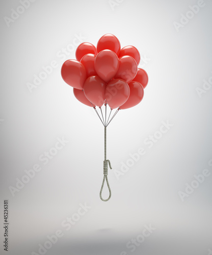Fotografi Suicide balloons