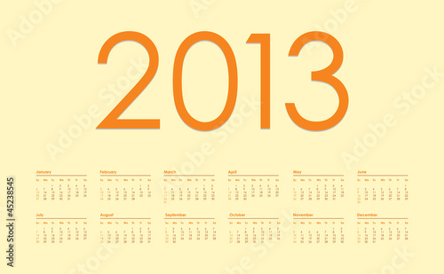 2013 year calendar