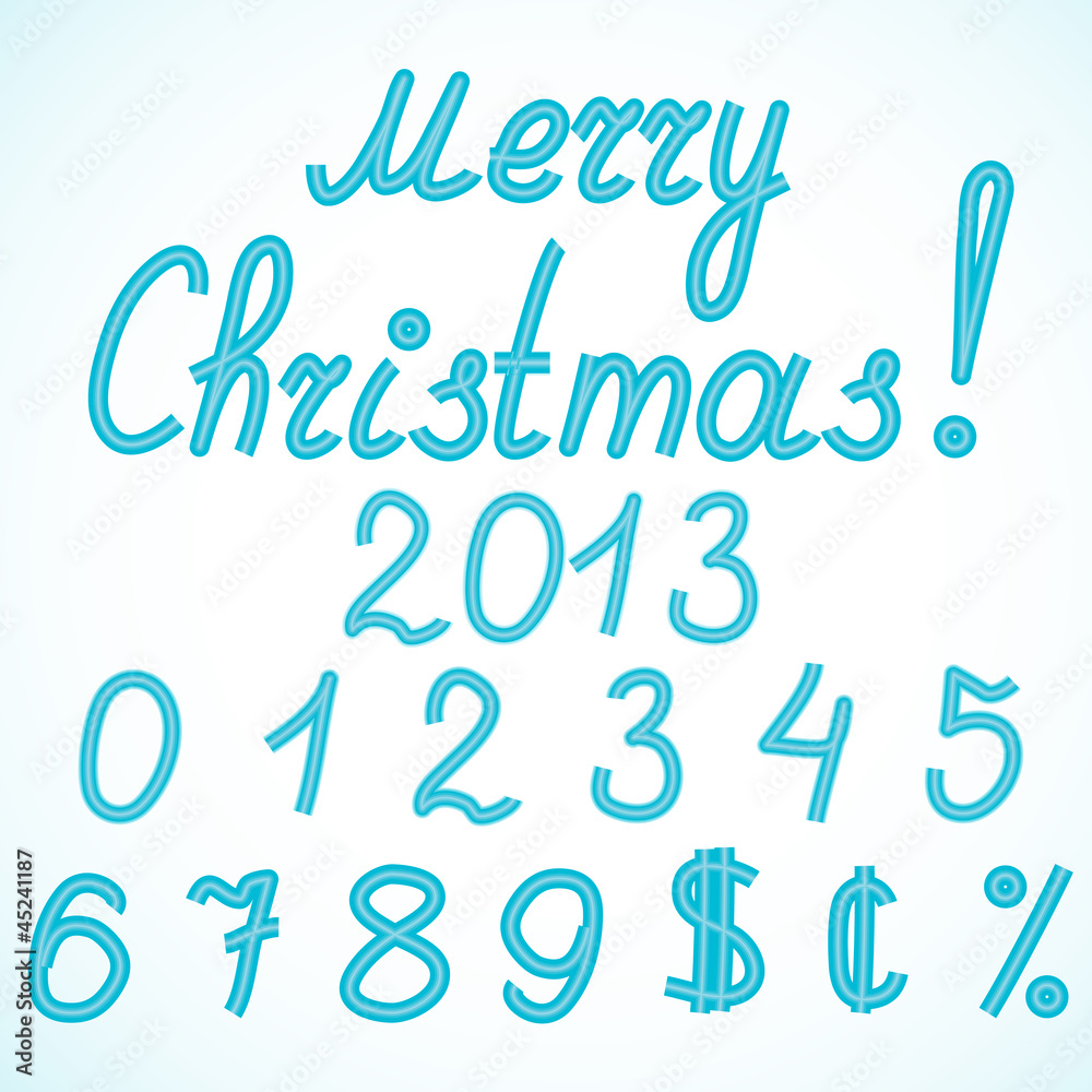 neon numbers neon numbers