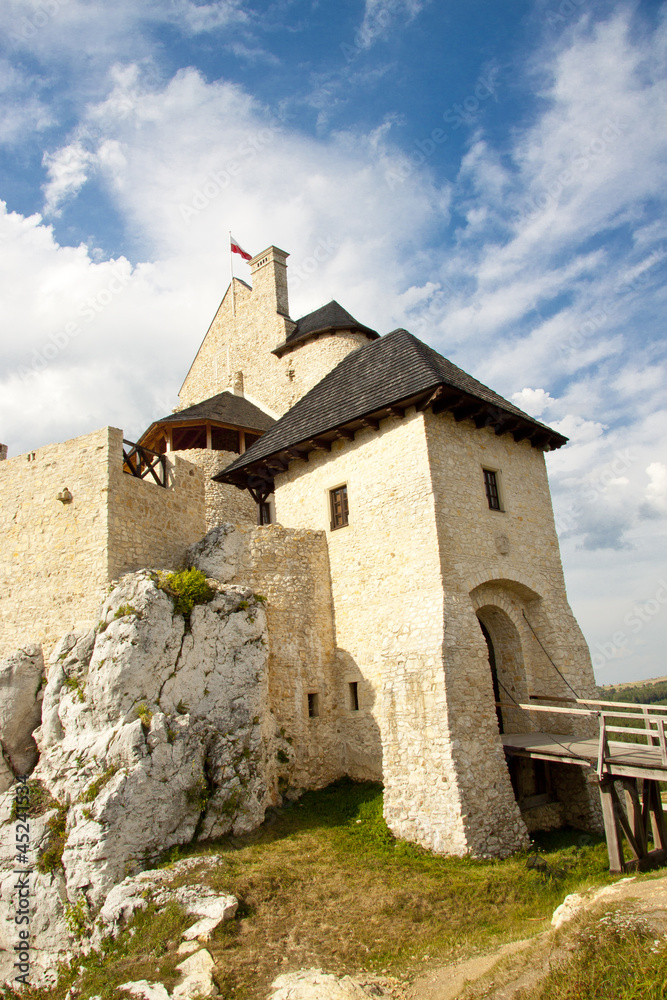 Bobolice castle. Polnad, Silesia.