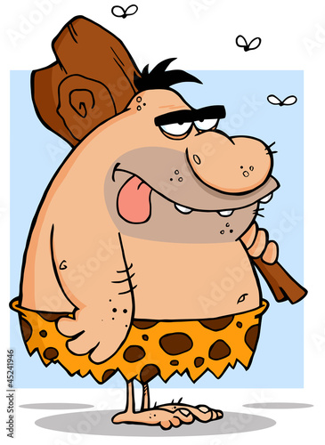 Caveman Cartoon Character