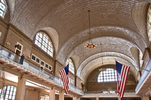 Ellis Island, Grand Hall - New York photo