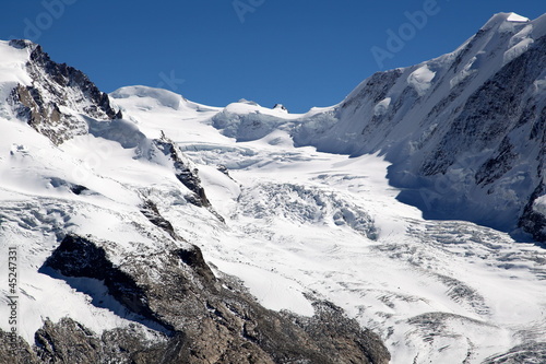 Schweizer Gletscher am Matterhorn
