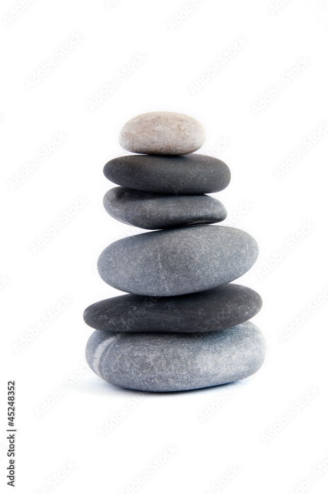 Balanced stack of stones. Zen design concept Balanced stack of stones. Zen design concept