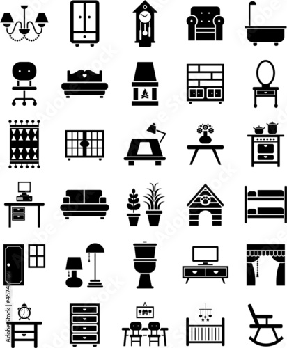 Furniture icons photo
