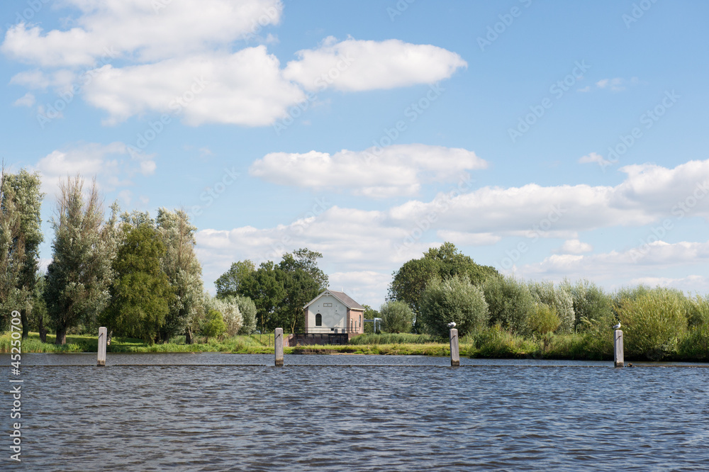 Fototapeta premium Water pumping station