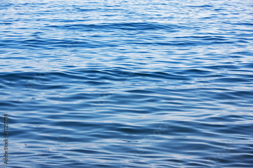 Azure water surface