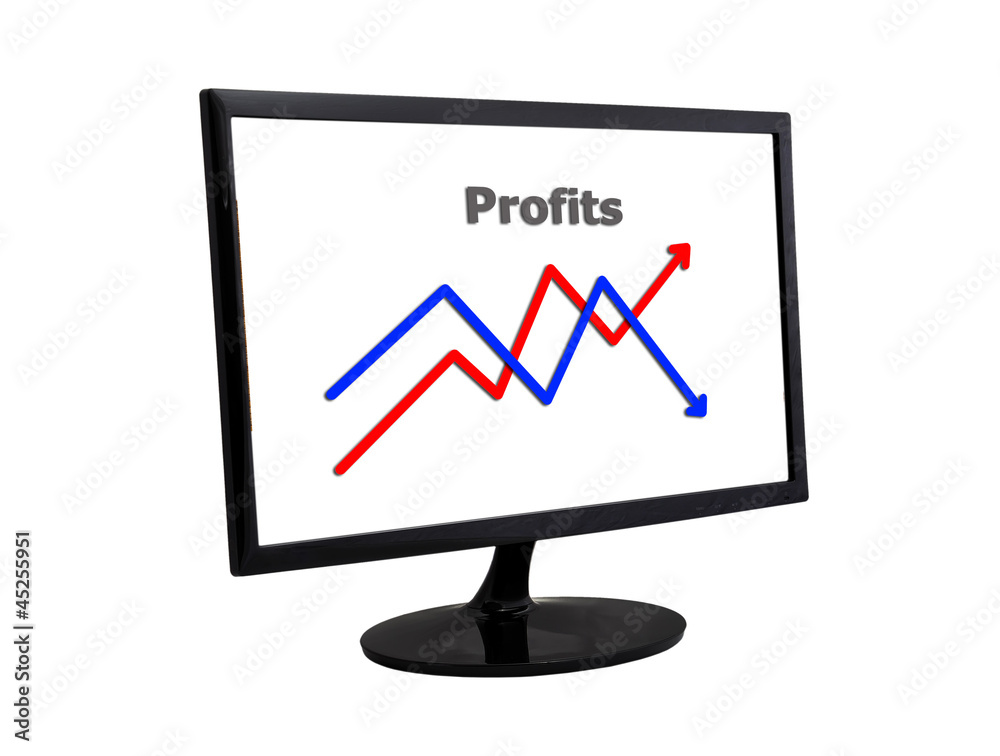 chart in monitor chart in monitor