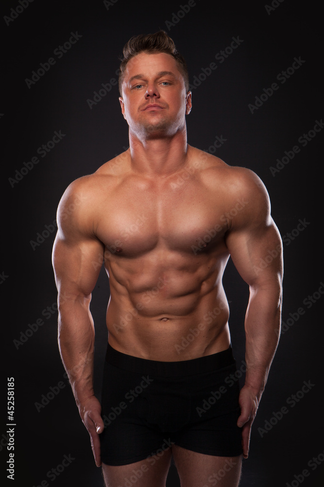 Handsome muscular man