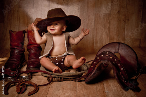 bébé cow-boy