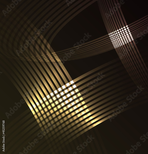Vector background yellow lines