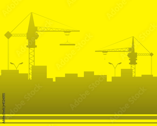 construction background with space for text