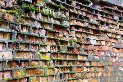 stary mur z czerwonej cegły © interfacex