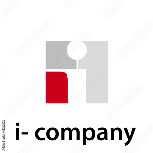 Vector Logo initial letter I