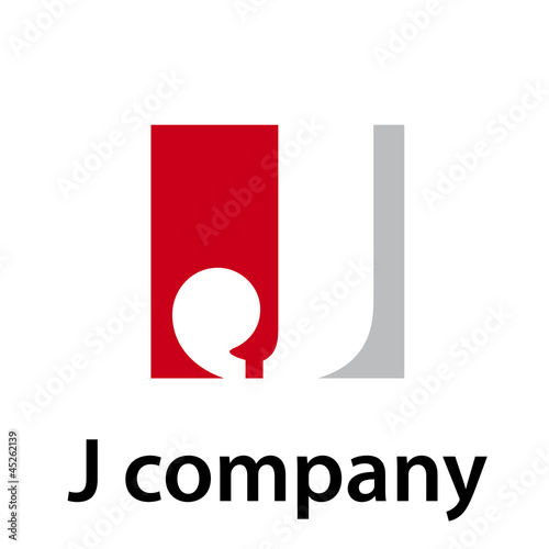 Vector Logo initial letter J