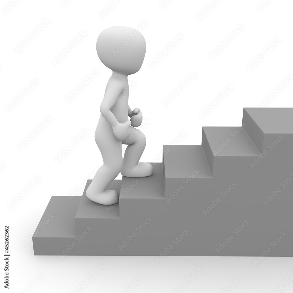3D Treppe zum Sieg 3D Treppe zum Sieg