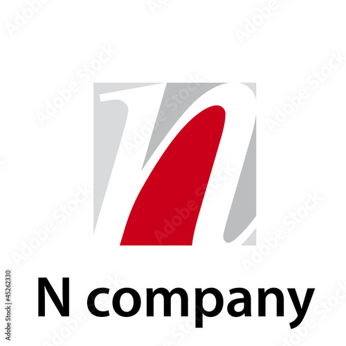 Vector Logo initial letter N