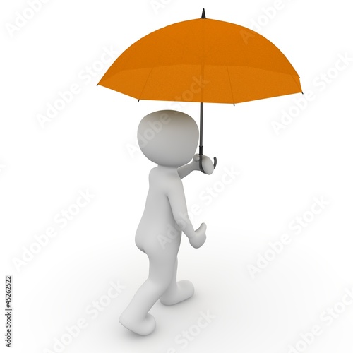 3D Regen Schirm Umbrella