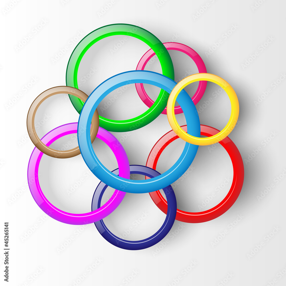 Abstract background with circles. Vector illustration. Abstract background with circles. Vector illustration.