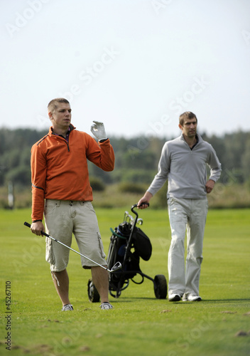 Golf players