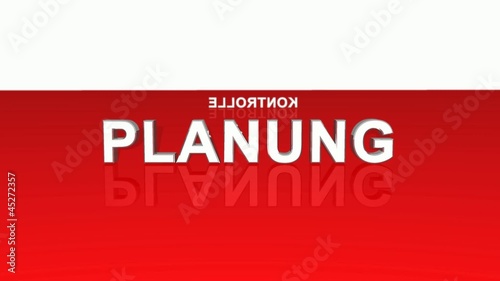 Text Drehung - Analyse Planung Durchführung Kontrolle Rot 2