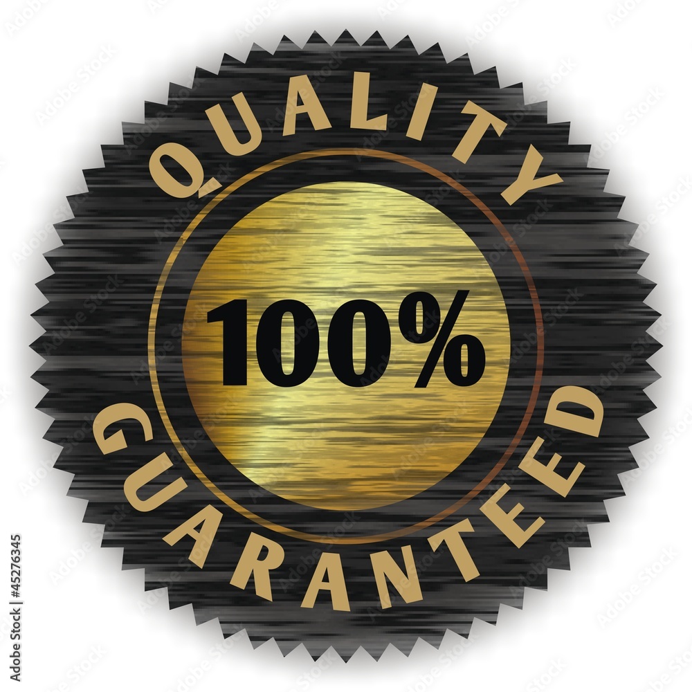 Gwarancja jakości - obrazy, fototapety, plakaty 