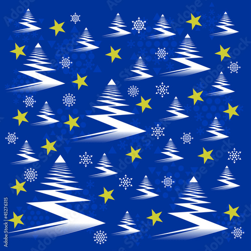 Background with Christmas trees