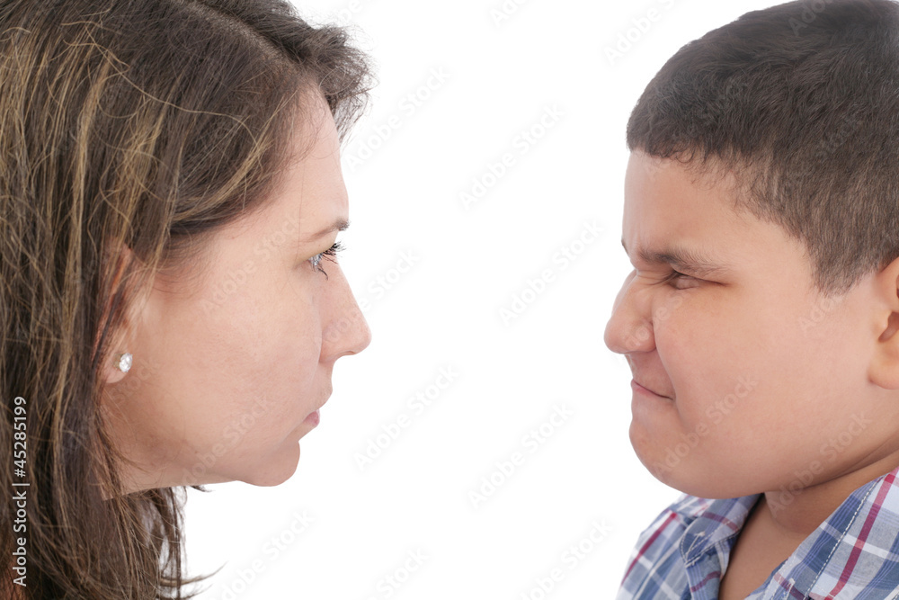 Conflict with mother and son