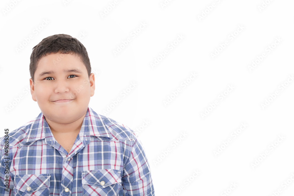 happy little boy smiling isolated on white happy little boy smiling isolated on white