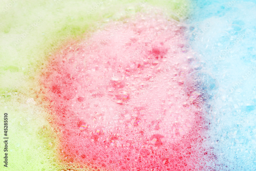Obraz premium abstract color foam close-up