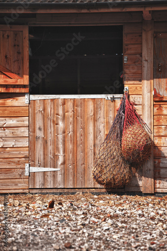 Wooden stable doors