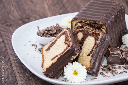 Chocolate Cake on a plate