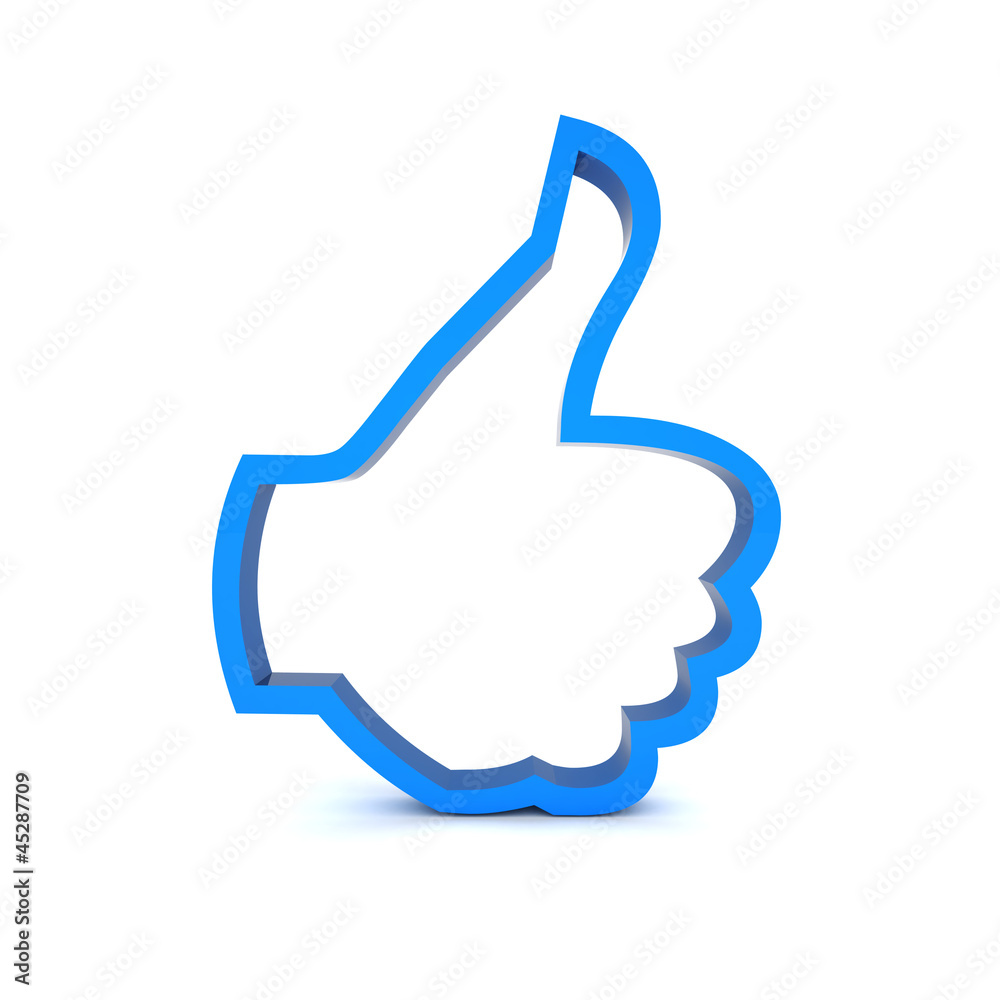 Like symbol isolated on a white background Like symbol isolated on a white background