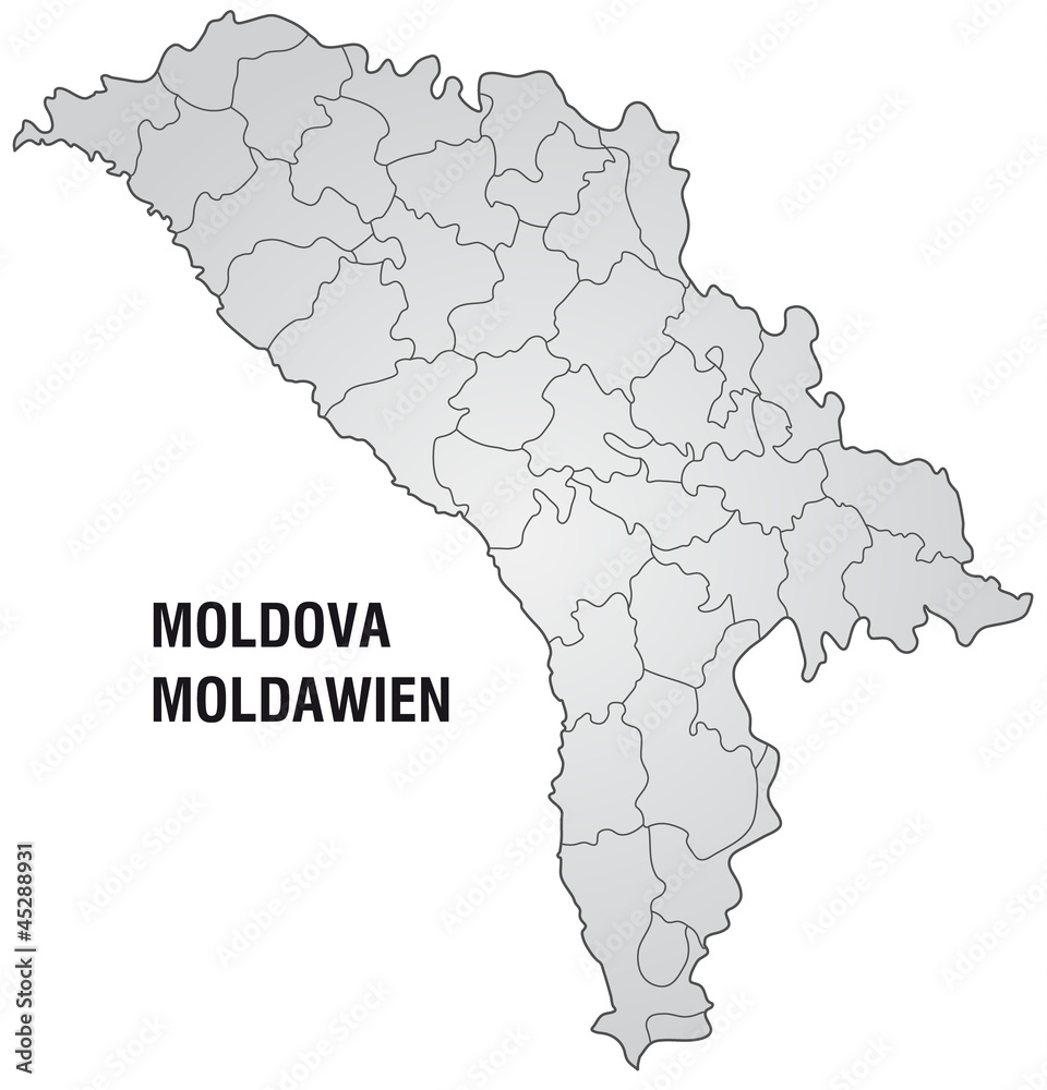 Stumme Karte von Moldawien