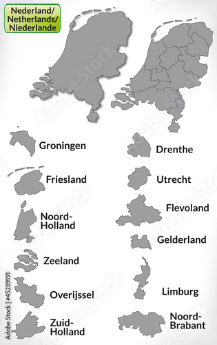karte vder Niederlande