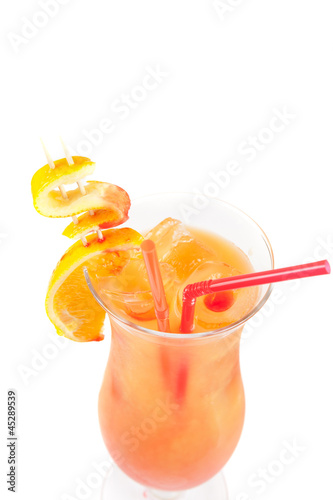 Orange dollar cocktail