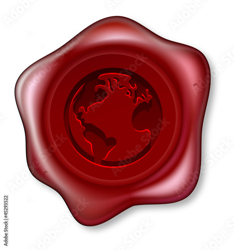 World Globe Sealing Wax