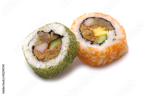rolled sushi